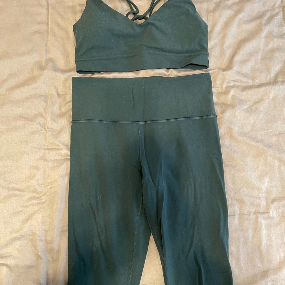 Athleta Leggings and Bra Set